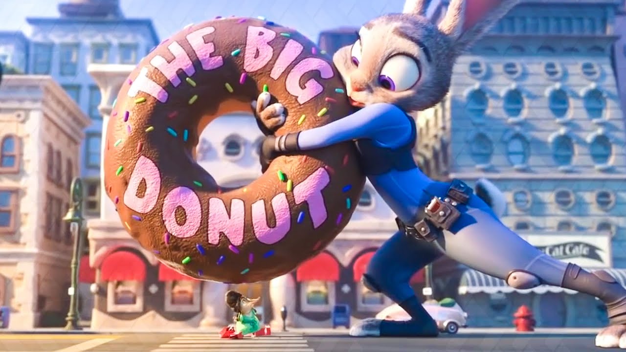 Judy & the Big Donut Scene - Zootopia π©