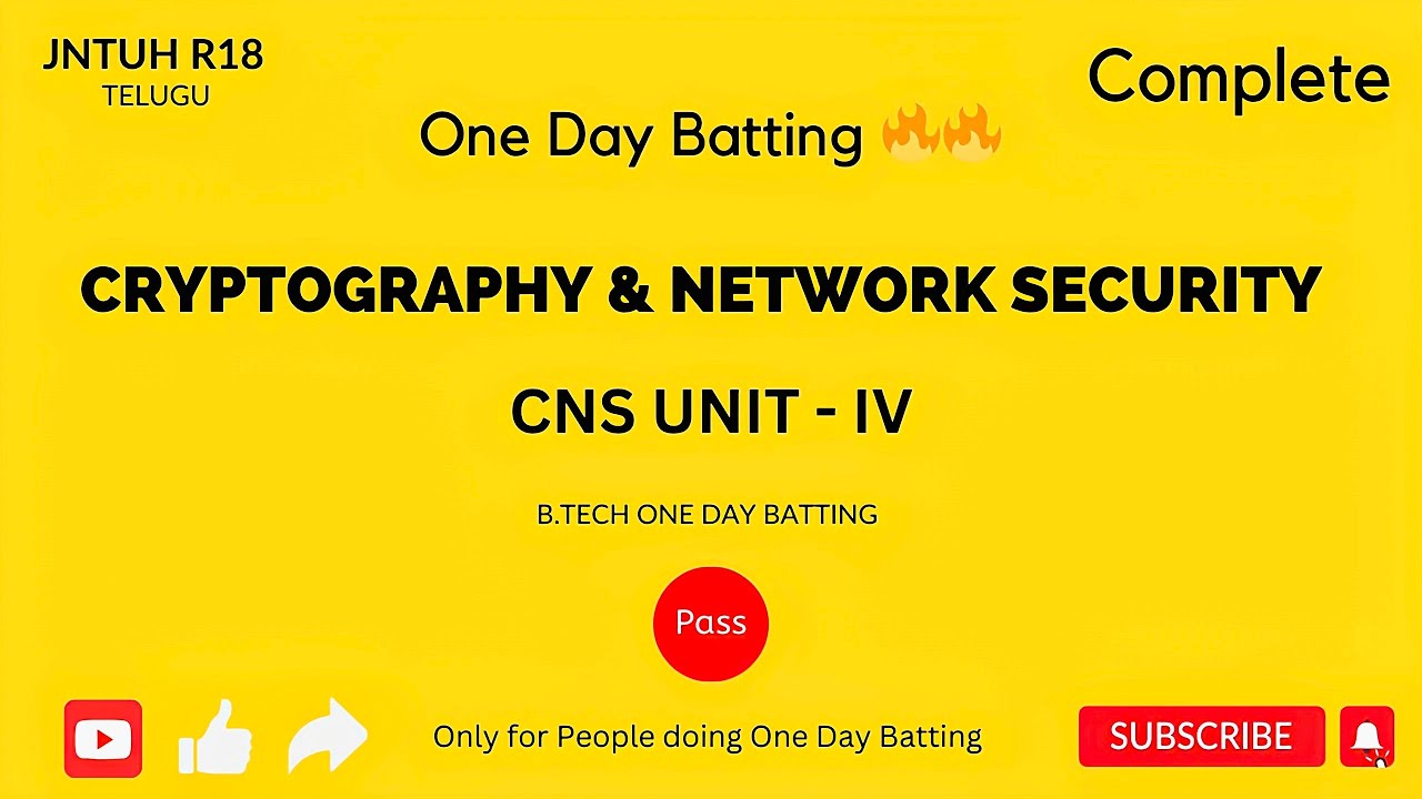 CNS UNIT 4: SSL, TLS, HTTPS, SSH & IEEE 802.11i | JNTUH R18 & R22