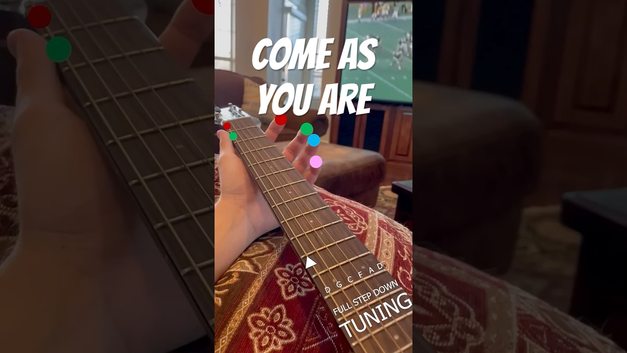 Nirvana's Come As You Are Guitar Tutorial 🎸