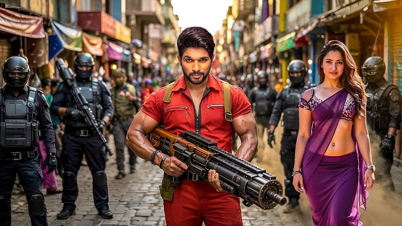 Allu Arjun 2025 Hindi Dubbed Action Movie