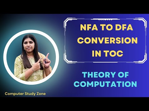 NFA to DFA || nfa to dfa conversion examples in toc @computerstudyzone