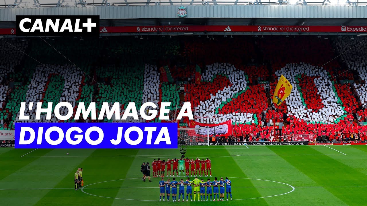 Hommage à Jota et Silva à Anfield ⚽️
