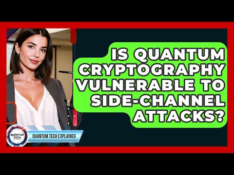 Is Quantum Cryptography Vulnerable To Side-channel Attacks? - Quantum Tech Explained