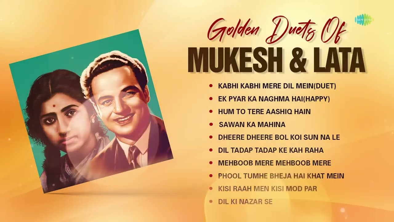 Golden Duets of Mukesh & Lata Mangeshkar | Timeless Bollywood Classics 🎶