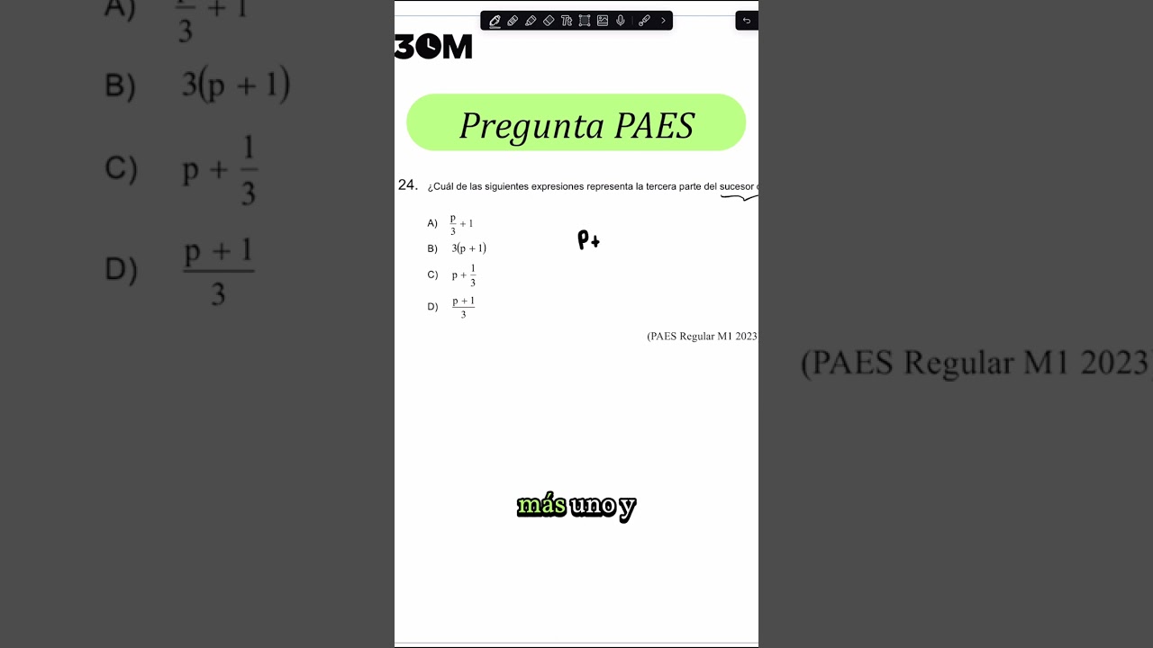 Prepárate para el PAES con M30M 🚀