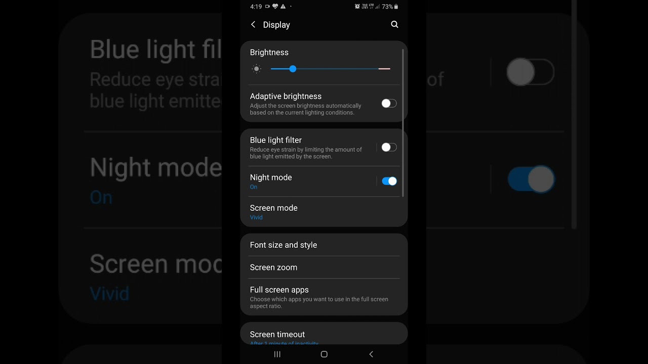 Enable Night Mode on Samsung Phones π