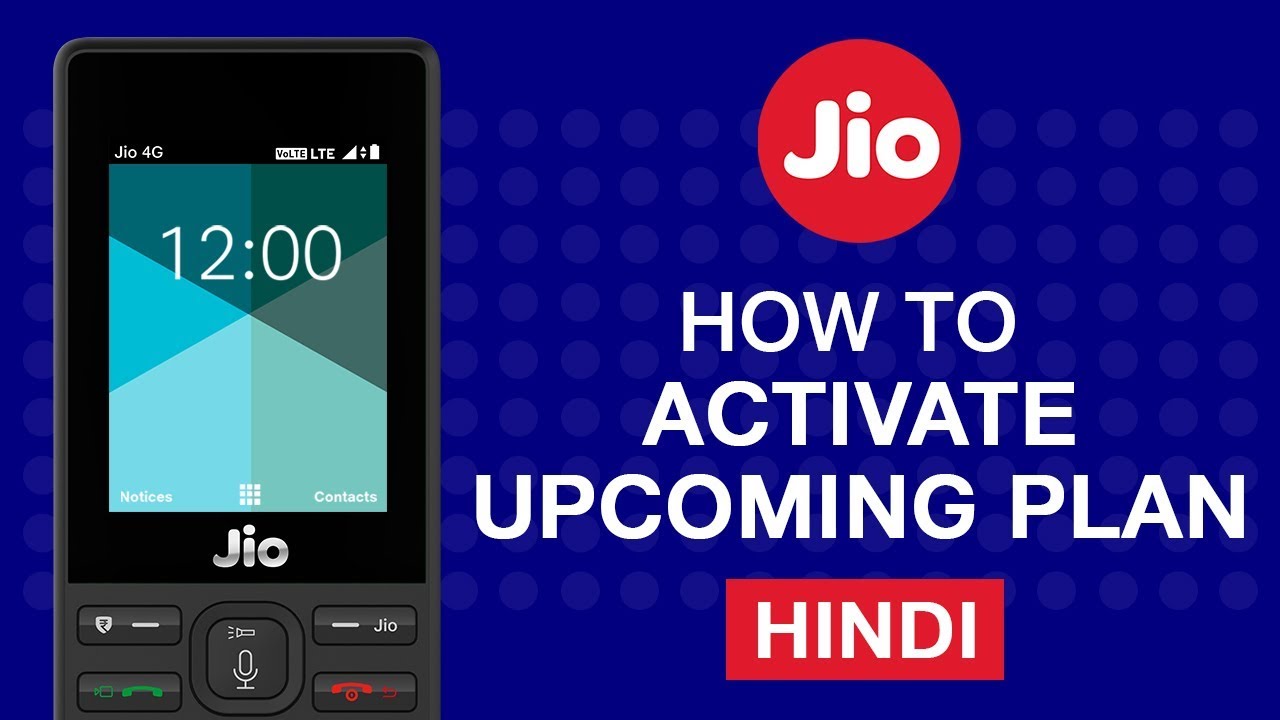 Activate Upcoming Plans on JioPhone with MyJio App 📱