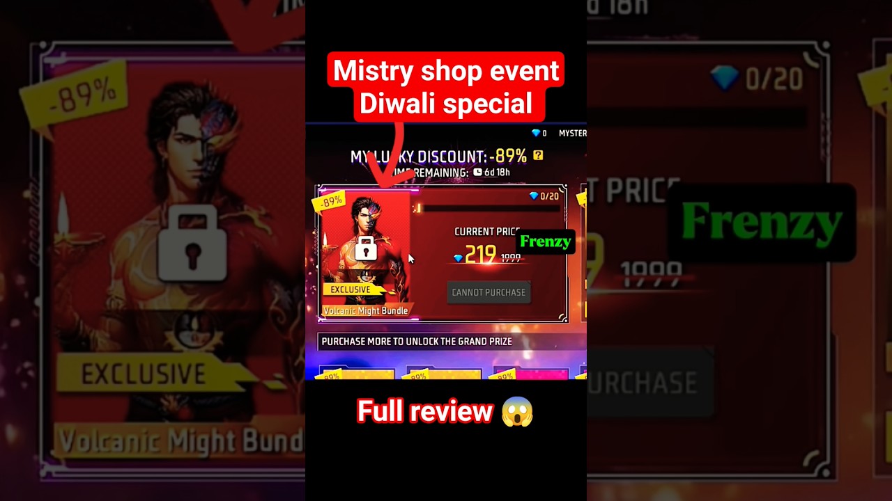 Diwali Mystery Shop Event in Free Fire π