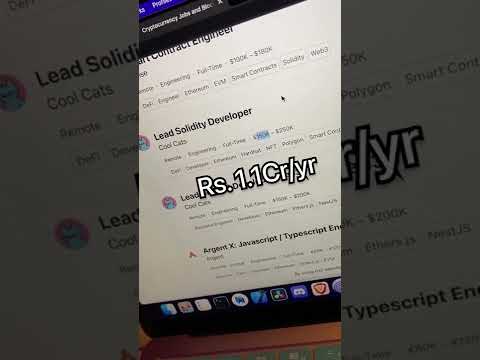 How to find Remote CRYPTO Jobs? Ali Solanki #SHORTS