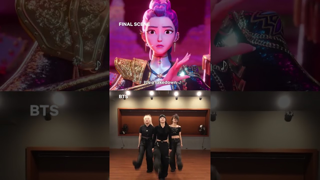 Exclusive BTS Choreography Breakdown of 'Takedown' from KPop Demon Hunters 🎶