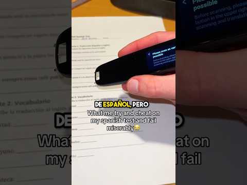 Él Intentó Hacer Trampa en su Examen Pero… 😅 #shorts