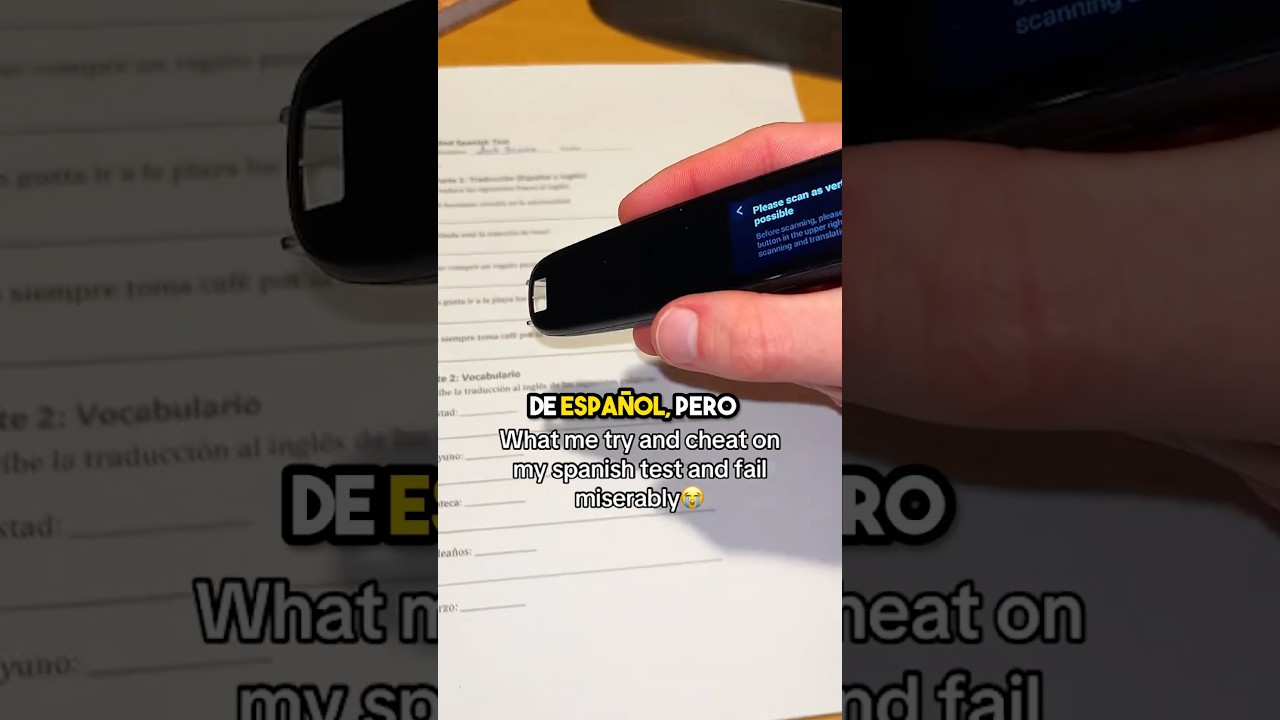 Intentó Hacer Trampa en su Examen y Sucedió Algo Divertido 😅 #shorts