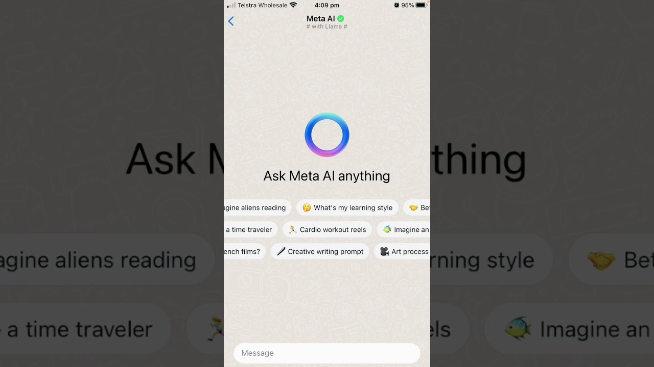 Activate Meta AI Chatbot on WhatsApp 🤖