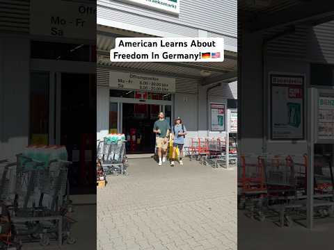 American Learns About Freedom In Germany!๐๐ฉ๐ช๐บ๐ธ #germany #american #german #usa