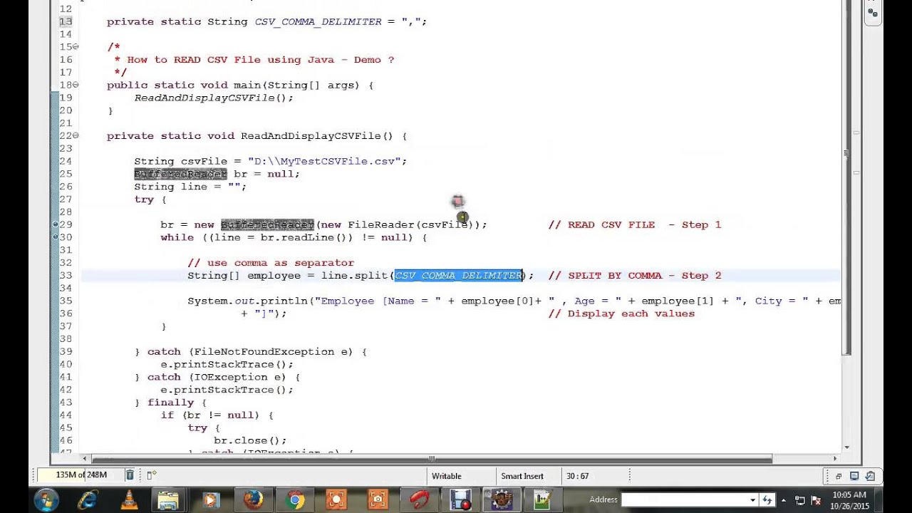 Java Demo: How to Read CSV Files 📊