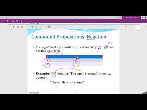 الدرس الأول  Propositional Logic تراكيب محدده