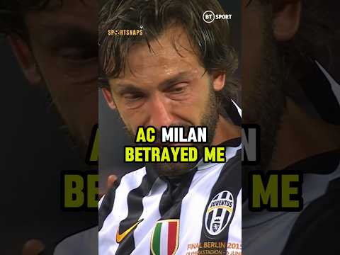 How Pirlo made AC Milan fans regret 🥹👑 #shorts