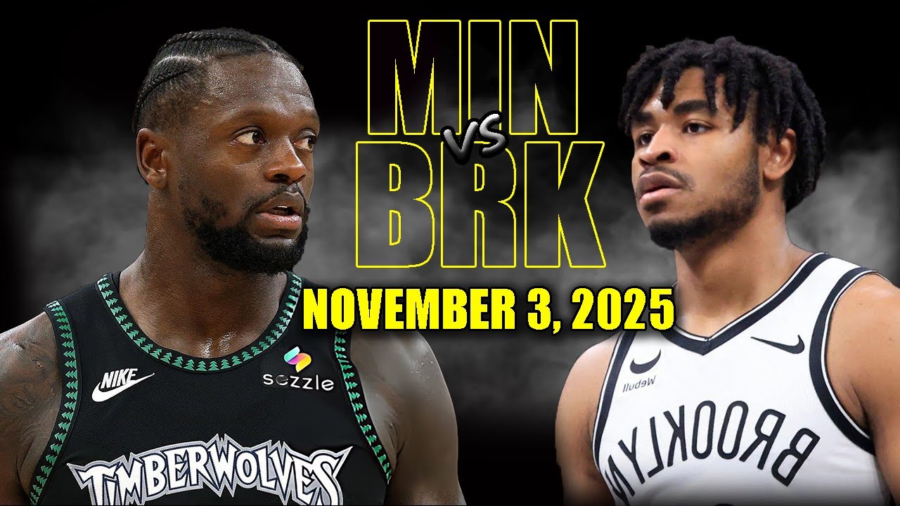 Minnesota Timberwolves vs Brooklyn Nets Full Game Highlights - November 3, 2025 | NBA Season