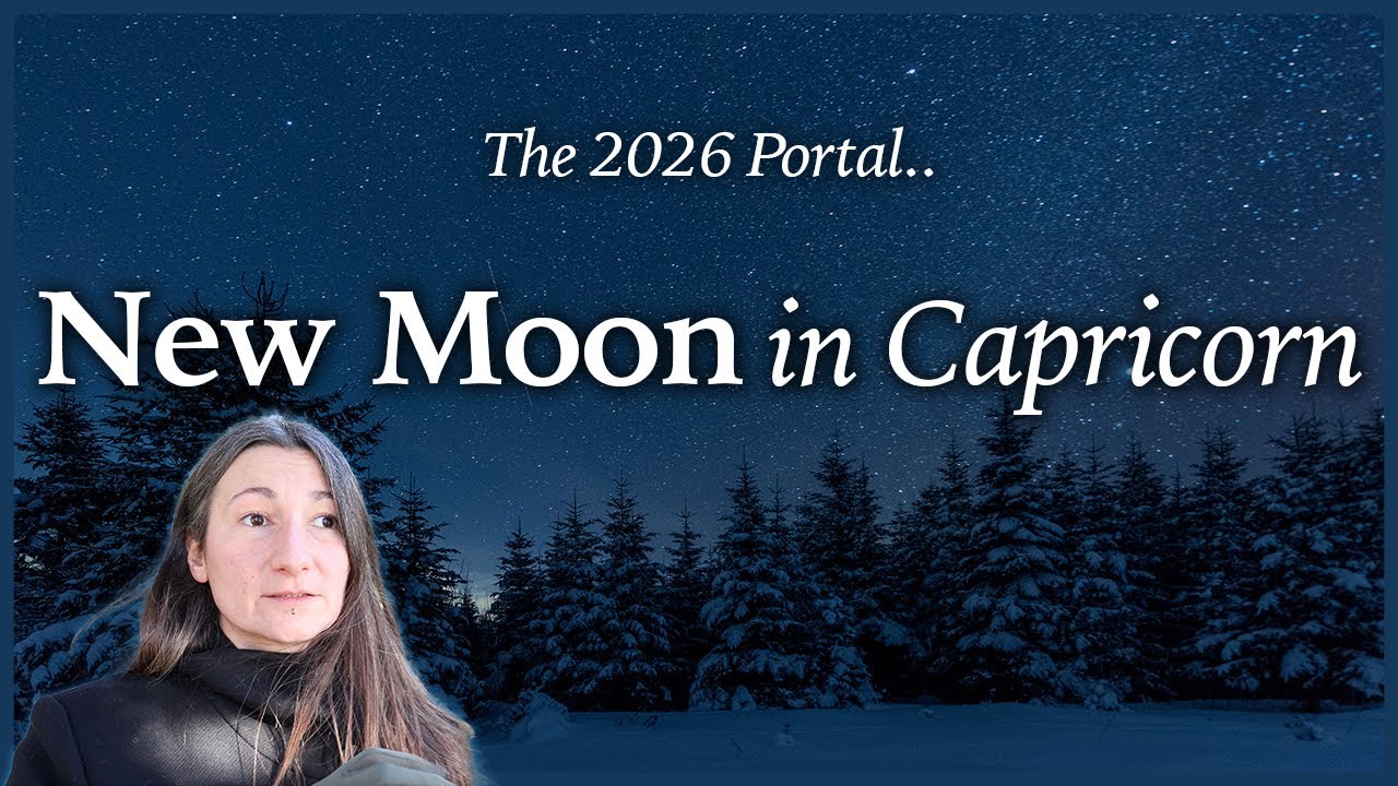 First New Moon of 2026 in Capricorn 🌑