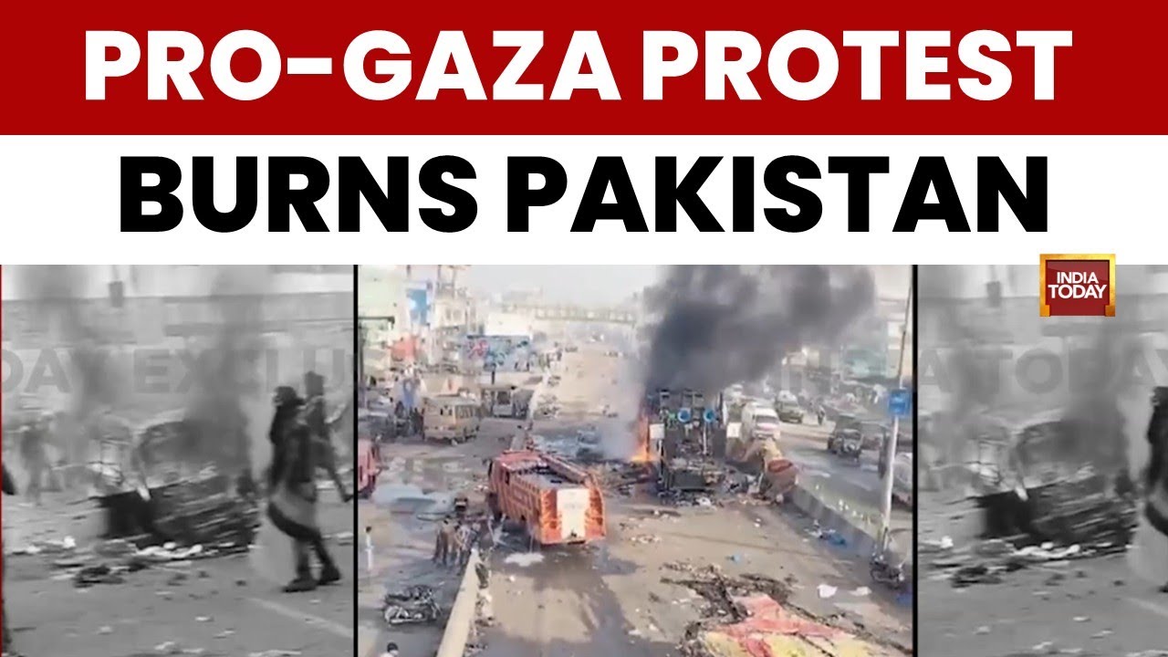 Pakistan TLP Pro-Gaza March Turns Violent 🚨