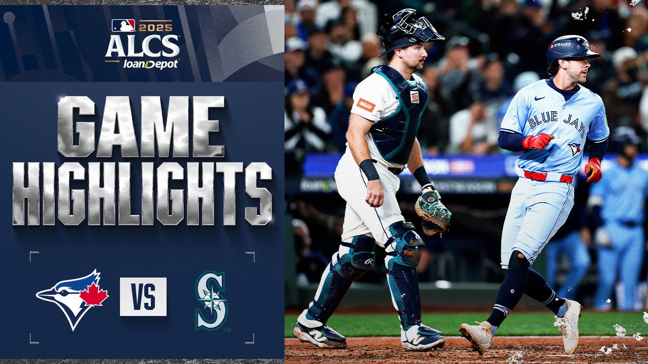 Blue Jays vs. Mariners ALCS Game 4 Highlights | Exciting Playoff Action (10/16/25) ⚾
