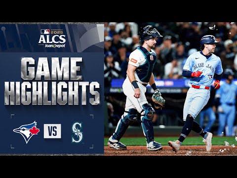 Blue Jays vs. Mariners ALCS Game 4 Highlights (10/16/25) | MLB Highlights