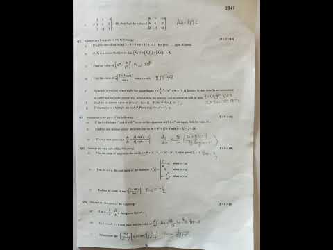 applied math -1 question paper 2023