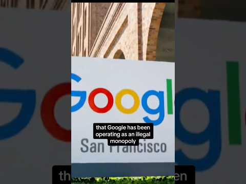 Judge rules Google violated antitrust law #shorts