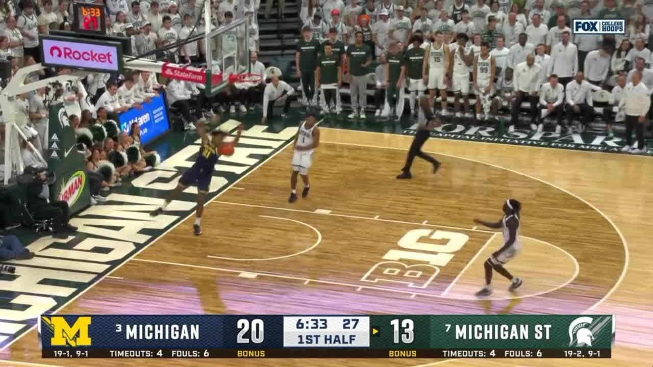 Aday Mara Assists Morez Johnson Jr. in Michigan Game 🏀
