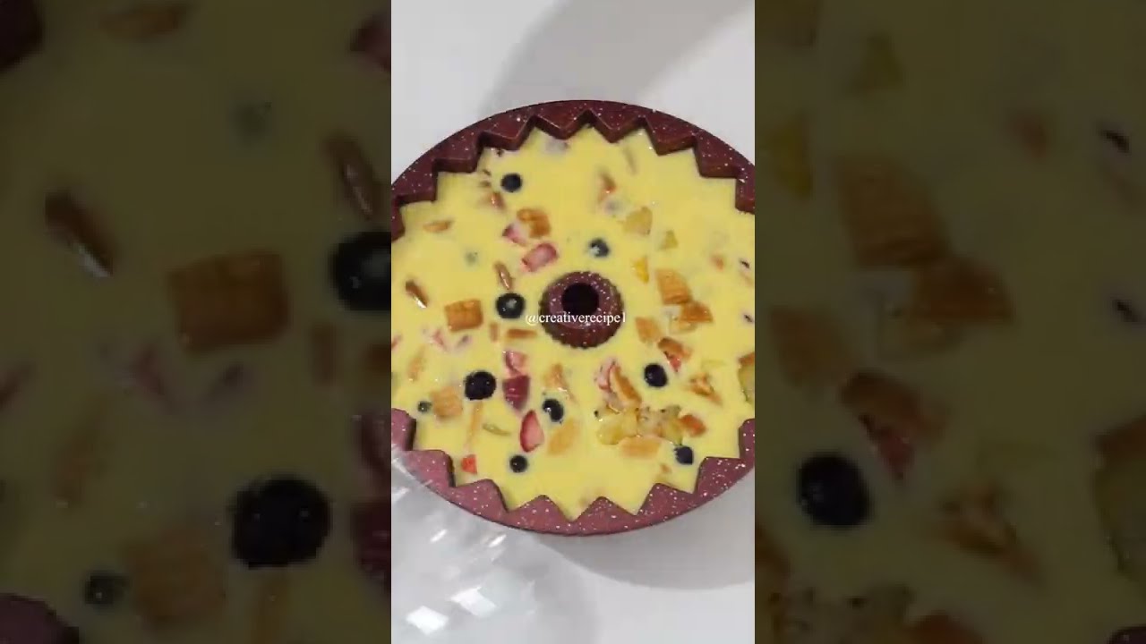 تحلية بالفواكه سهلة وسريعة التحضير