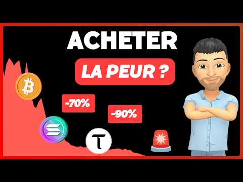 CRYPTO : BEAR MARKET ou OPPORTUNITÉ ? 🚨 (Voici Ce que Je Rachète ✅)