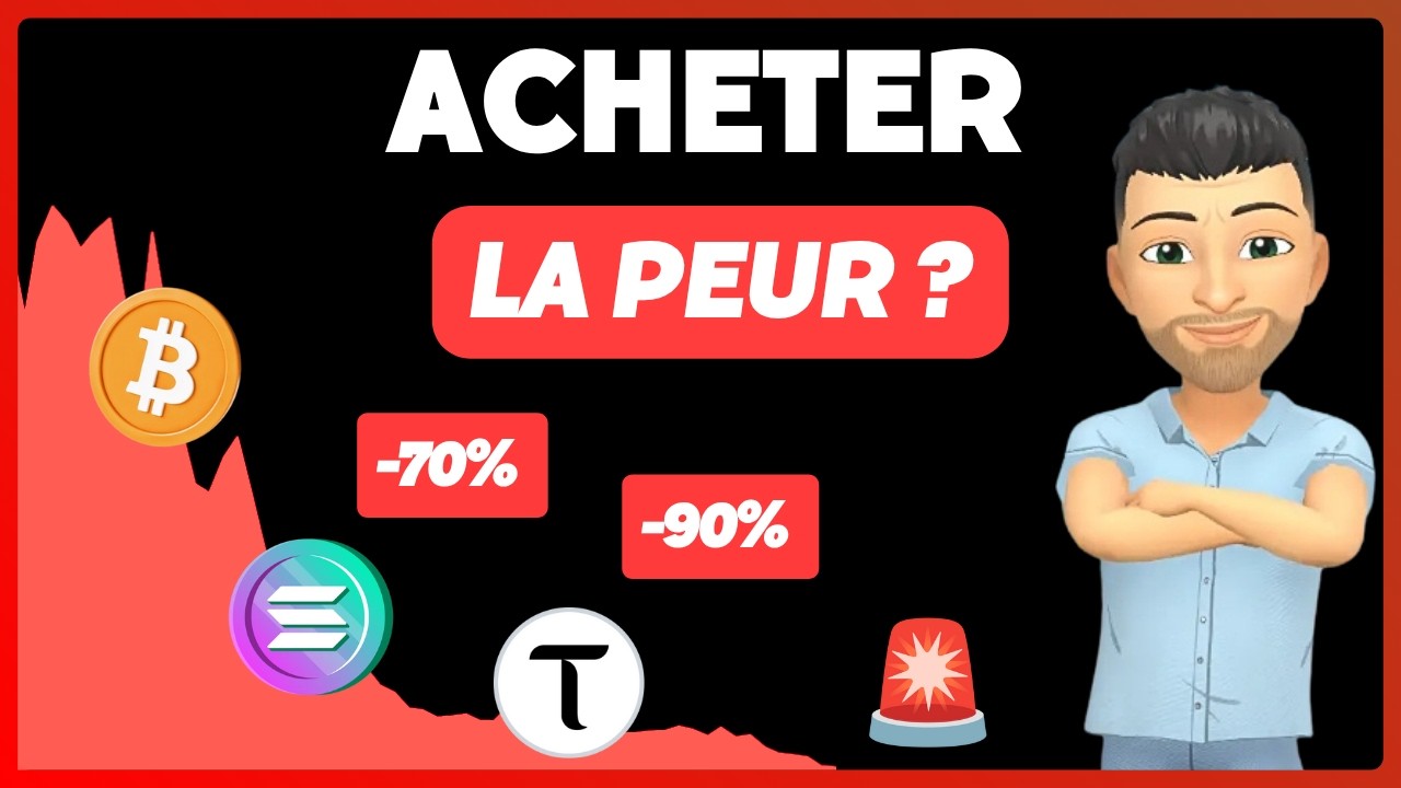 Crypto : Marché Baissier ou Opportunité d'Investissement ? 🚨 Ce que je Rachète
