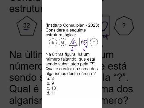 [RACIOCÍNIO LÓGICO] (Instituto Consulplan - 2023) Considere a seguinte estrutura lógica #shorts