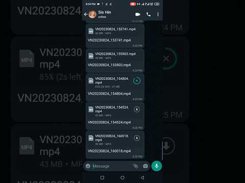 How to download document video from whatsapp in android | Whatsapp guide #shorts