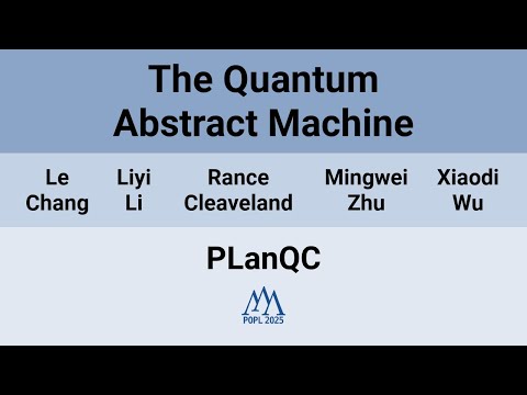 [PLanQC'25] The Quantum Abstract Machine