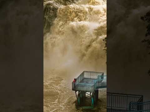 is this fake? full video uploaded on my channel | ripple waterfalls | monsoon | travelbee nivedya