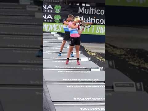 Norway biathlon festival Blink shooting final Erlend Bjontegaard Elvira Kiran Oberg