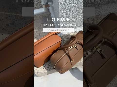 LOEWE 結局使いやすいのはどっち？パズル／アマソナ🍁🍂 #shorts