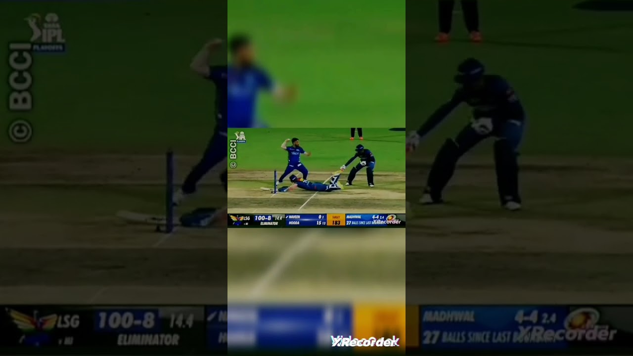 Rohit Sharma's Unexpected Runout vs LSG | Intense Cricket Moments 🏏