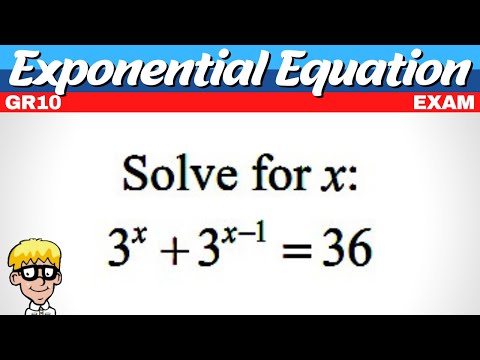 Exponential Equations for Grade 10 Students