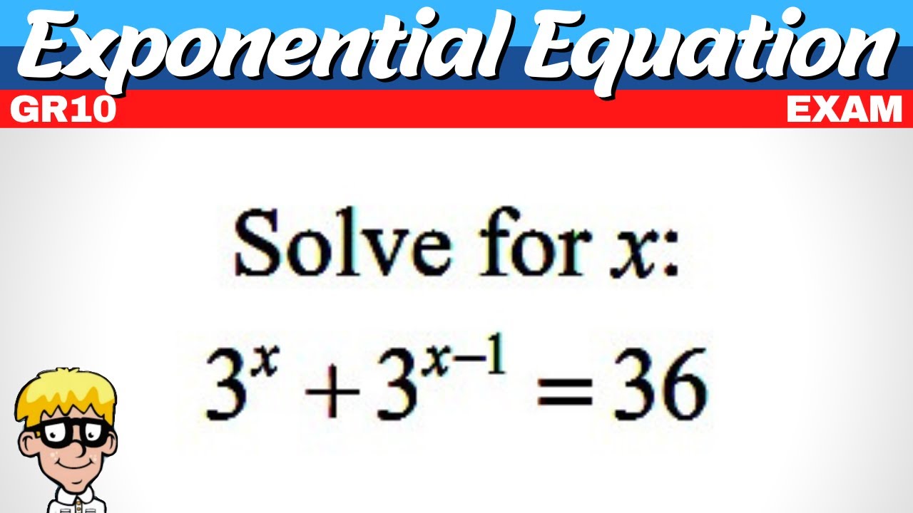 Exponential Equations for Grade 10 Students
