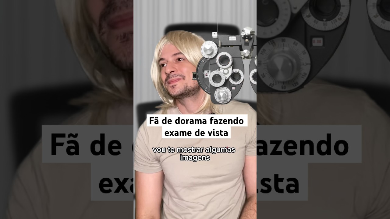 Dorama Fan Fazendo Exame de Vista: Uma Surpresa Divertida 👓