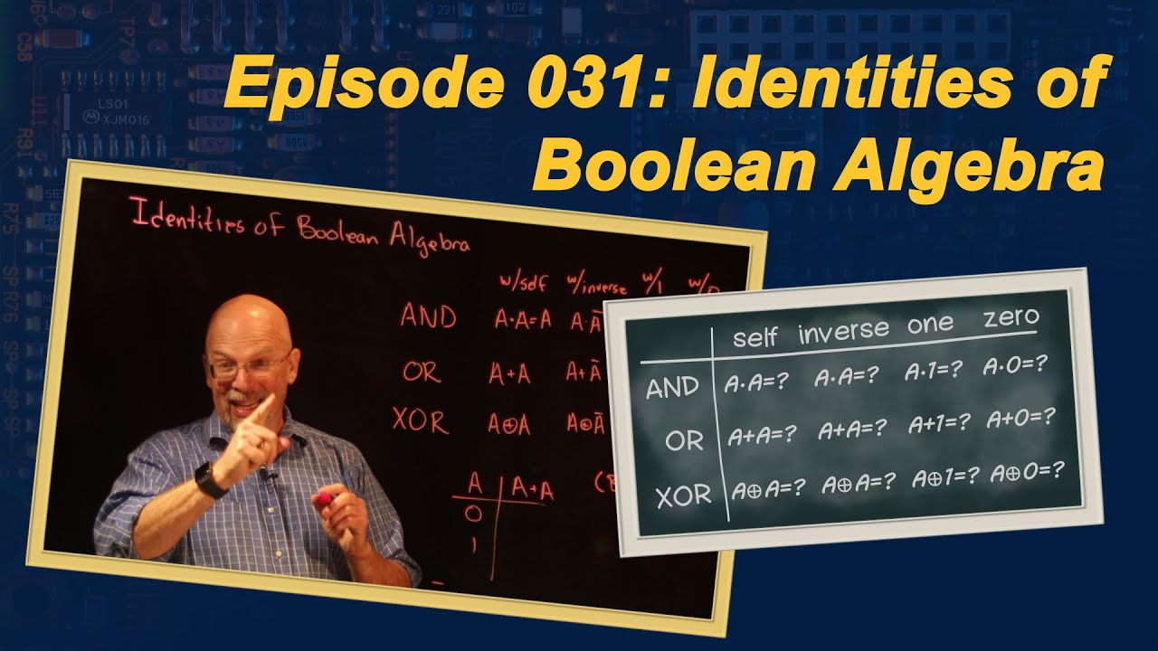 Ep 031: Identities of Boolean Algebra