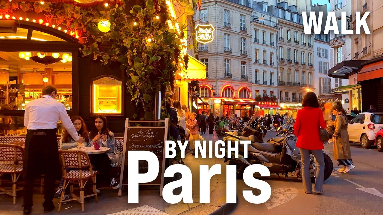 Paris Evening Walk: Eiffel, Notre-Dame & More 🌆