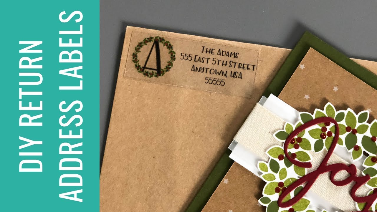DIY Return Address Labels with Cricut ✂️