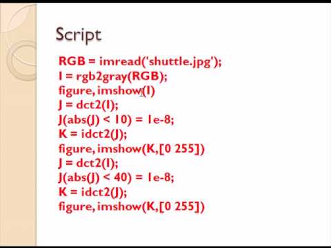 Image Processing in Matlab