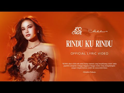 MAHALINI - RINDU KU RINDU (OFFICIAL LYRIC VIDEO)