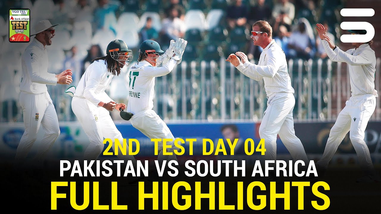 Pakistan vs South Africa 2025 2nd Test Day 4 Highlights 🏏 | PCB