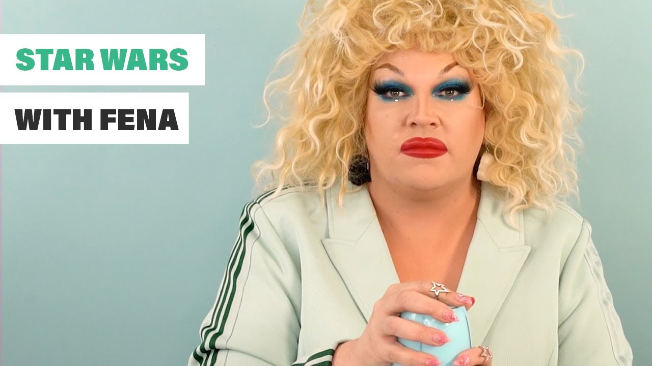Star Wars Blue Milk Recipe with Drag Queen Fena Barbitall 🥛