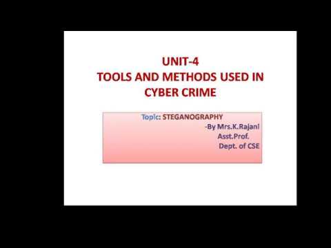 CYBER SECURITY-UNIT-4-Steganography
